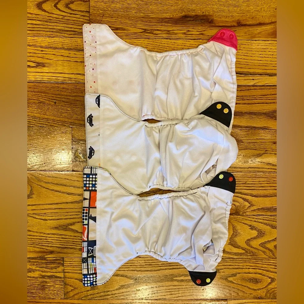 BumGenius Original 5.0 Cloth Diapers with inserts - Patterns Bundle of 3